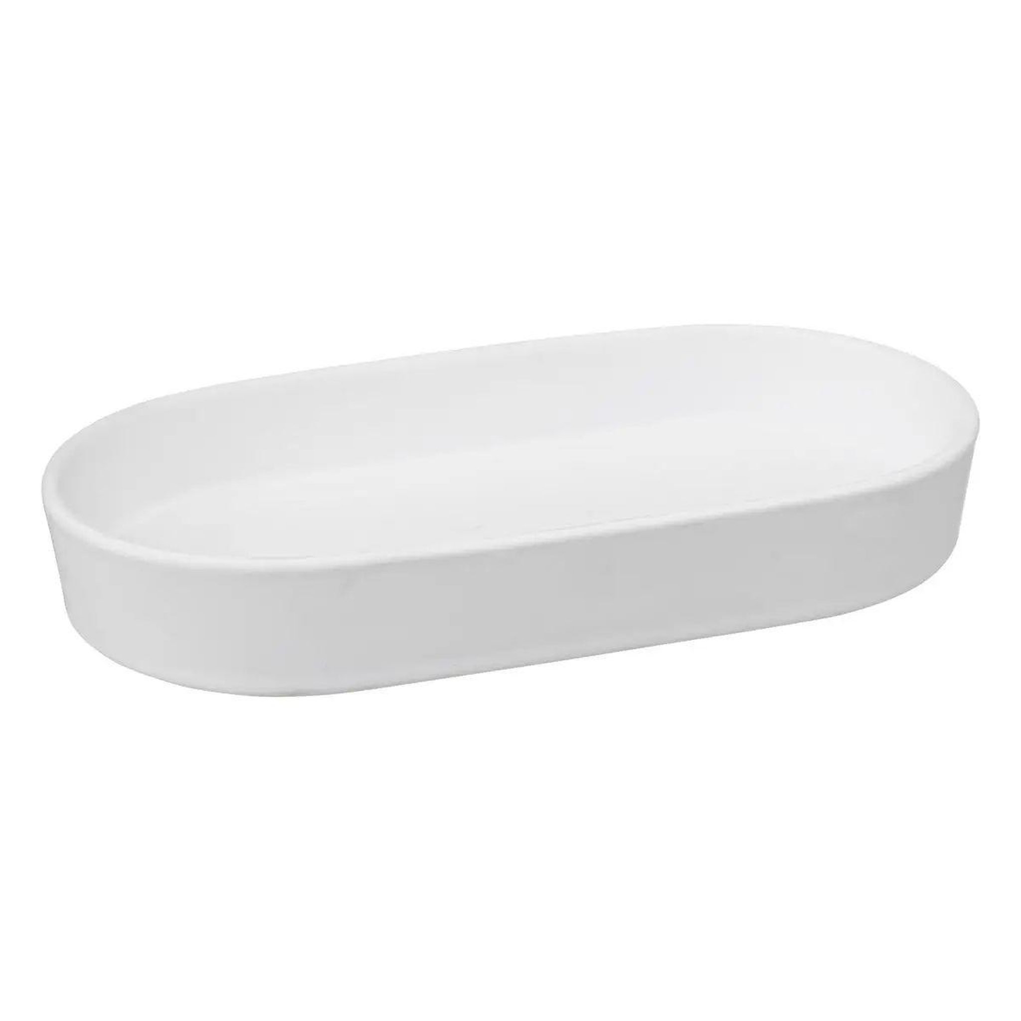 FIVE Plateau de salle de bain  cocon  19cm blanc coton