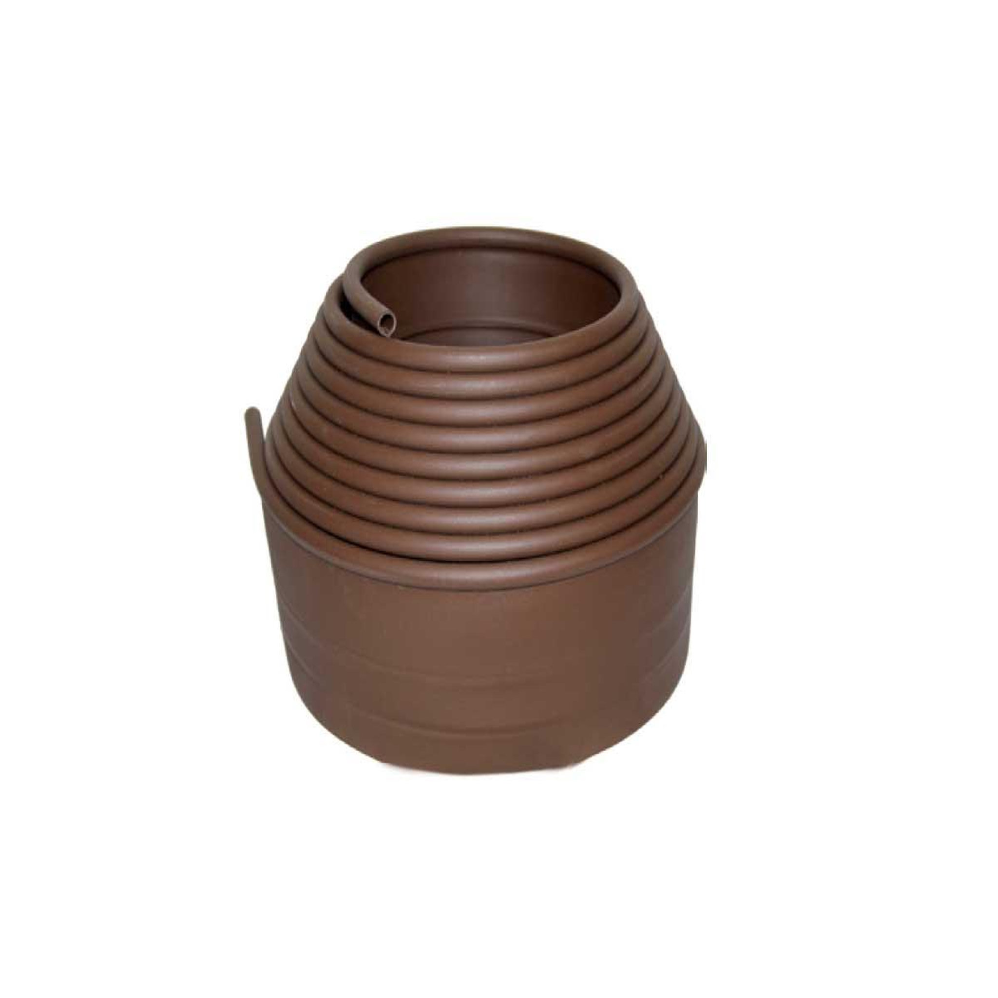 BERA Bordure de jardin marron en polyéthylène Smart - H.10 cm x L.6 m - Bera