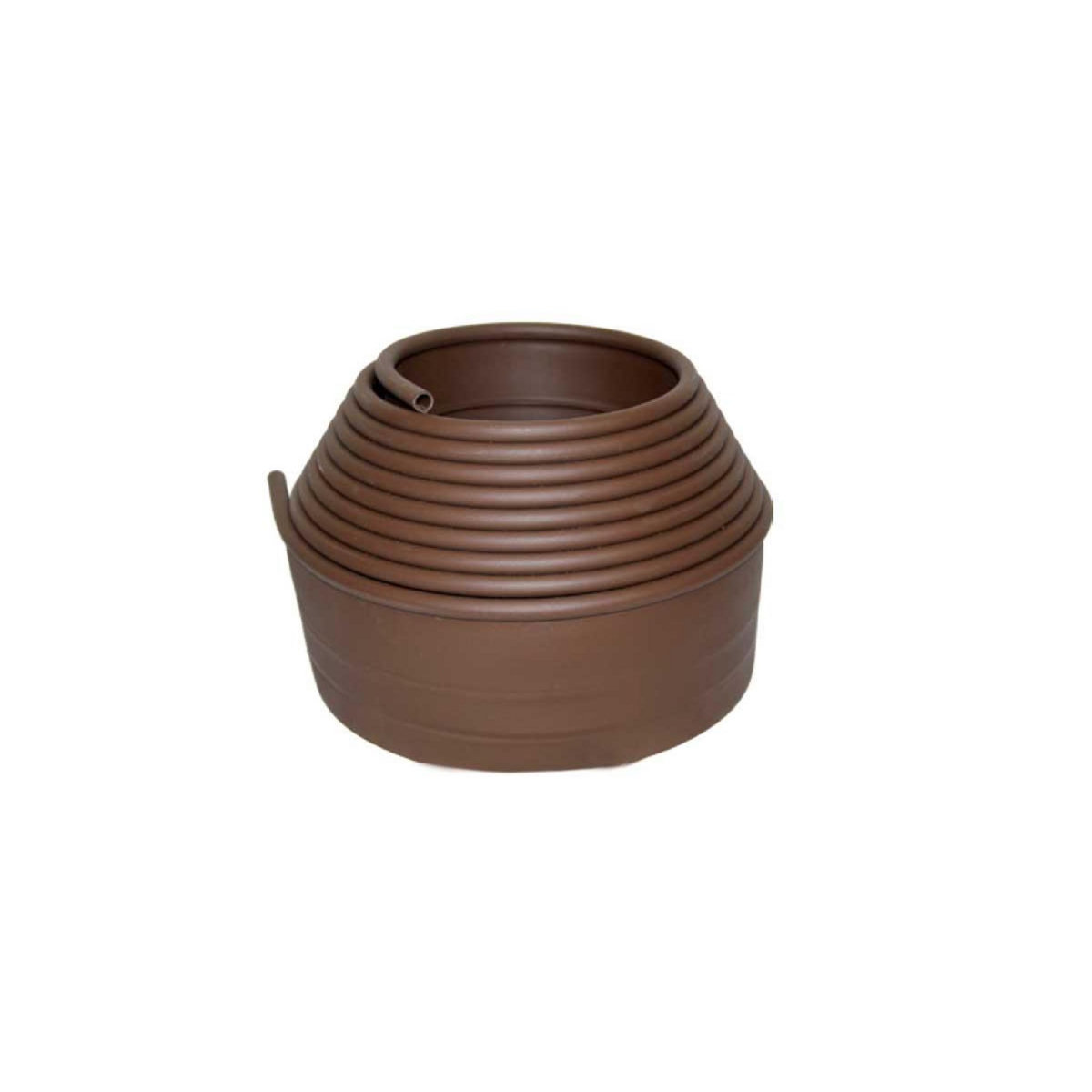 BERA Bordure de jardin marron en polyéthylène Smart - H.10 cm x L.6 m - Bera
