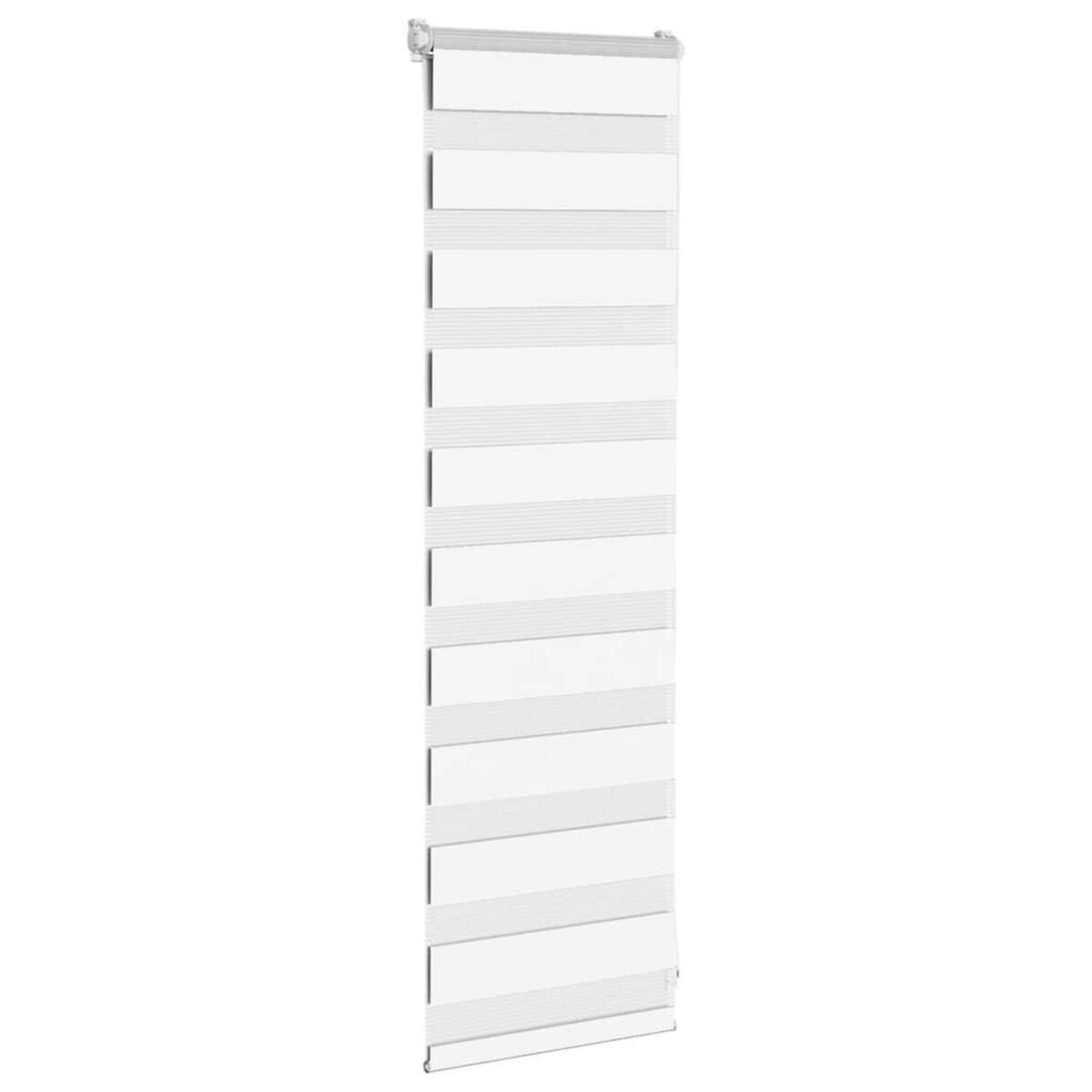 VIDAXL Store zebre blanc 50x100 cm largeur du tissu 45,9 cm polyester