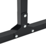 Voir la diapositive 5 : VIDAXL Set de Stations de Dips 2 pcs Réglable en Hauteur 88.5 98.5 cm Acier