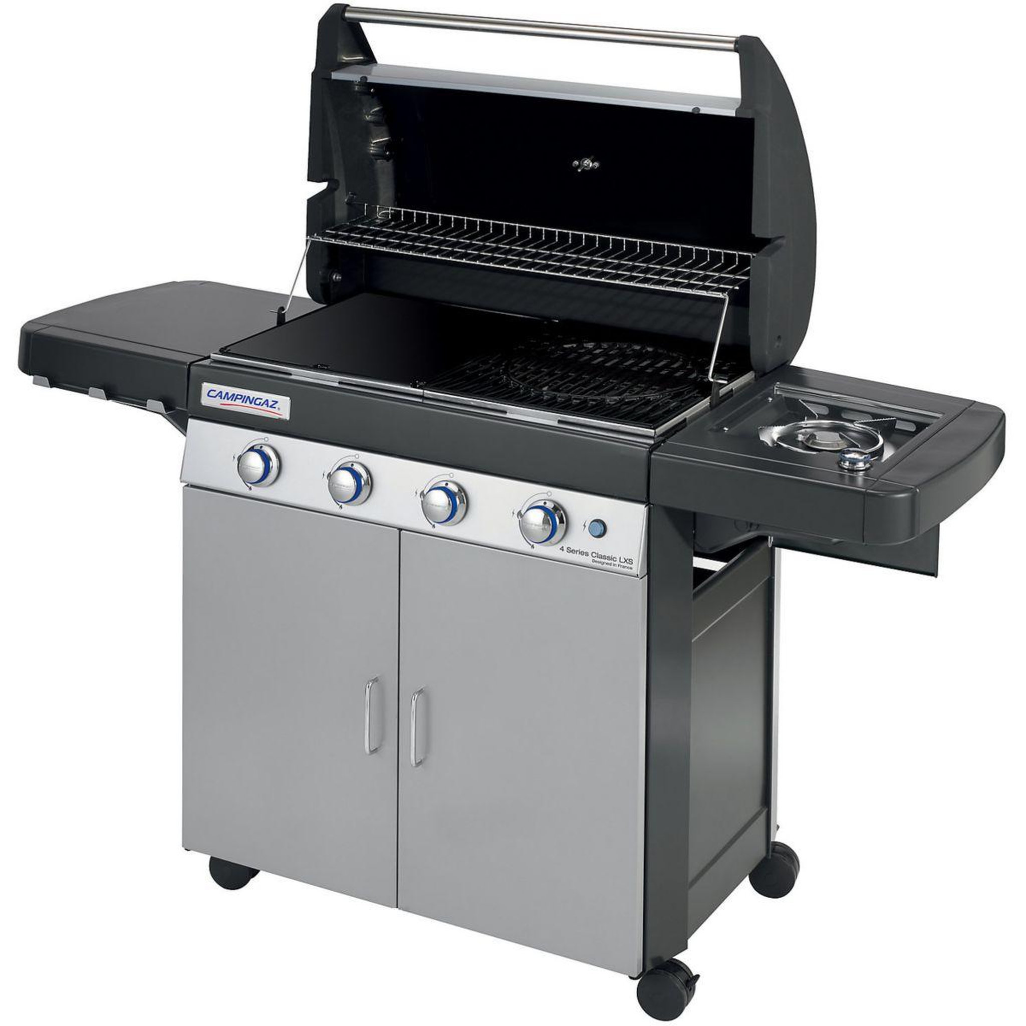 Voir la diapositive 2 : CAMPINGAZ Barbecue gaz 4 séries classic lxs inox noir 4 brûleurs sur chariot, 78x45 cm