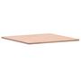 Voir la diapositive 3 : VIDAXL Dessus de table 60x60x1,5 cm carre bois massif de hetre