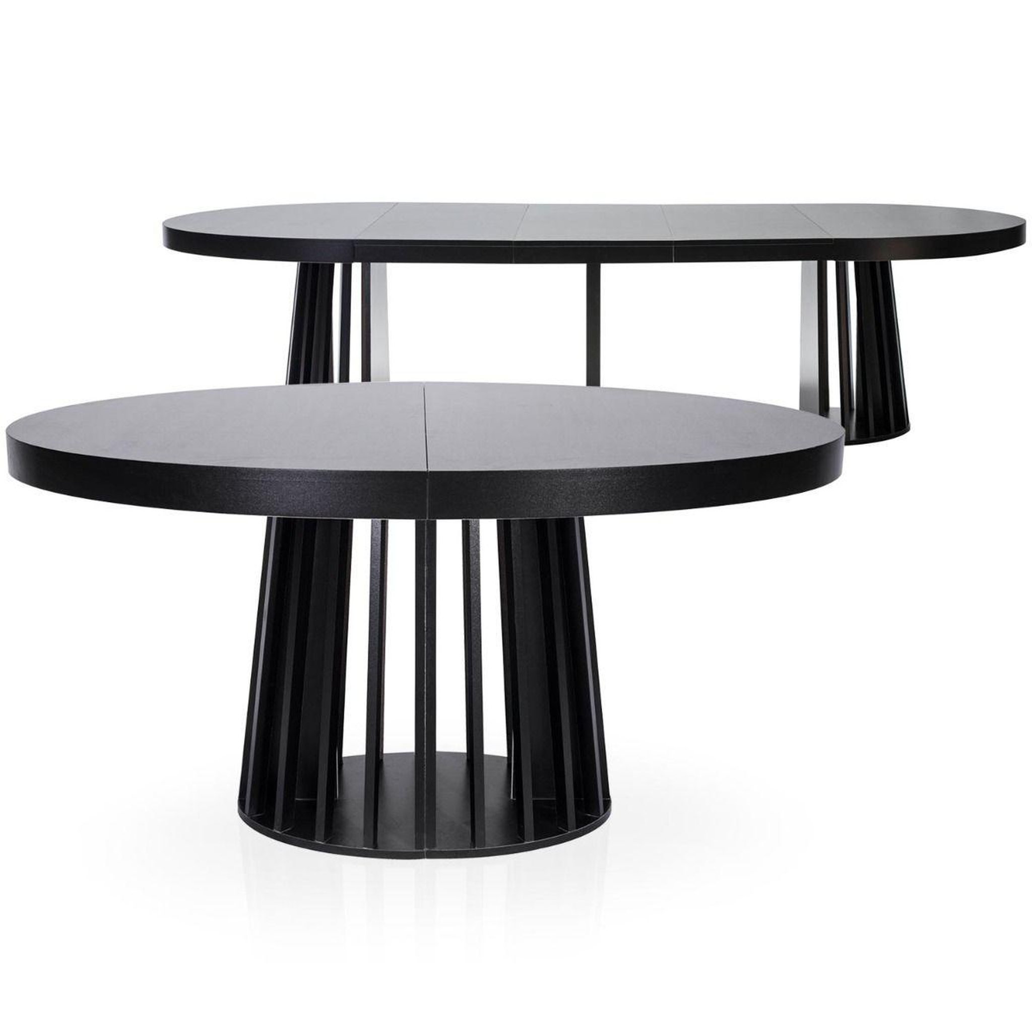 Voir la diapositive 3 : Paris Prix Table de repas extensible  laize  150-300cm noir