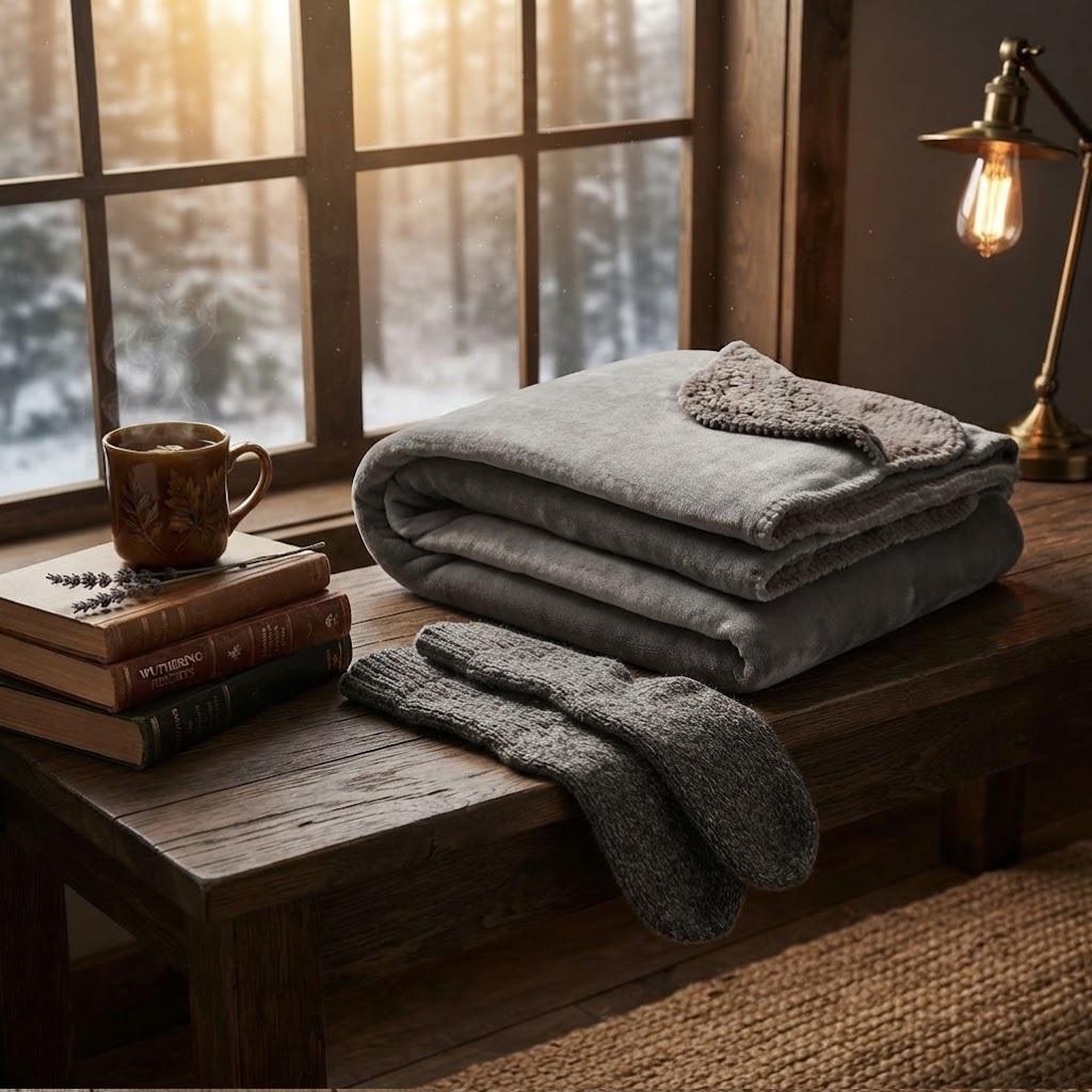 Voir la diapositive 4 : Eden Plaid uni collection douillet design et moderne