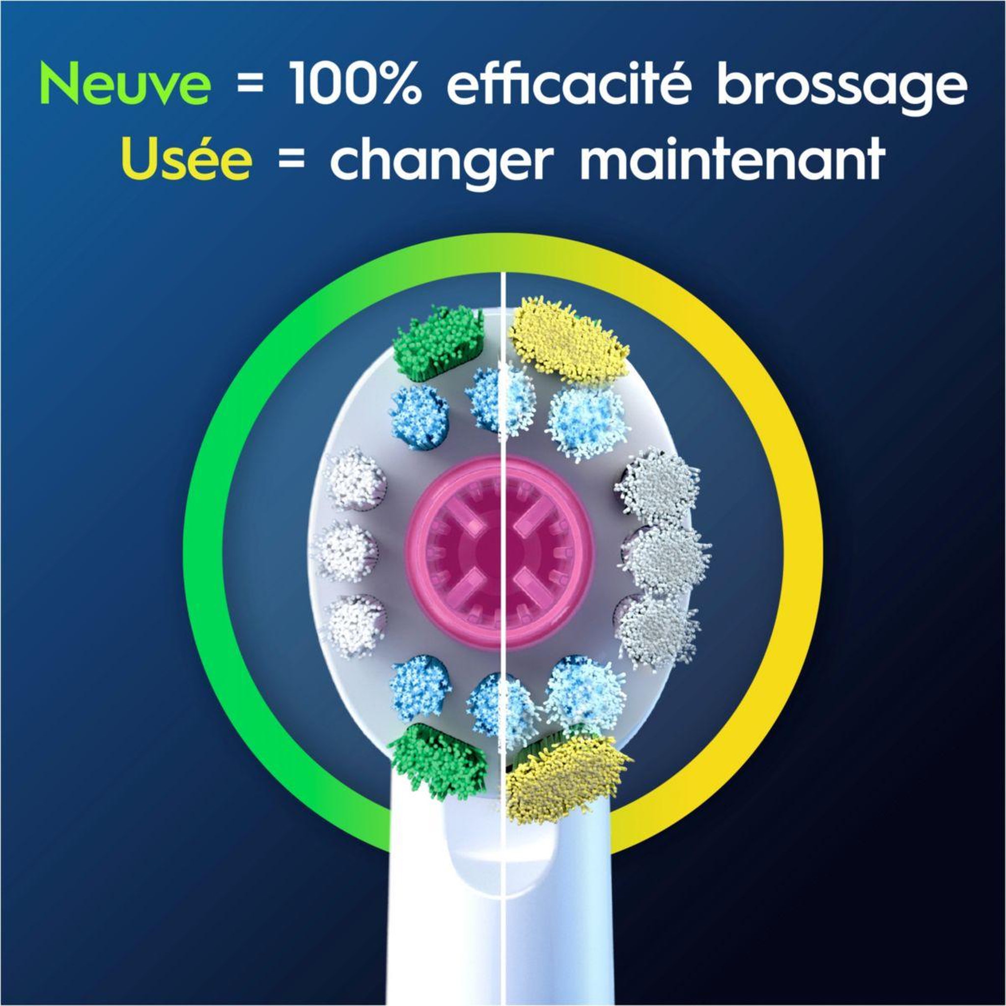 Voir la diapositive 5 : ORAL B Brossette dentaire Brossettes 3D White x3 X-filaments