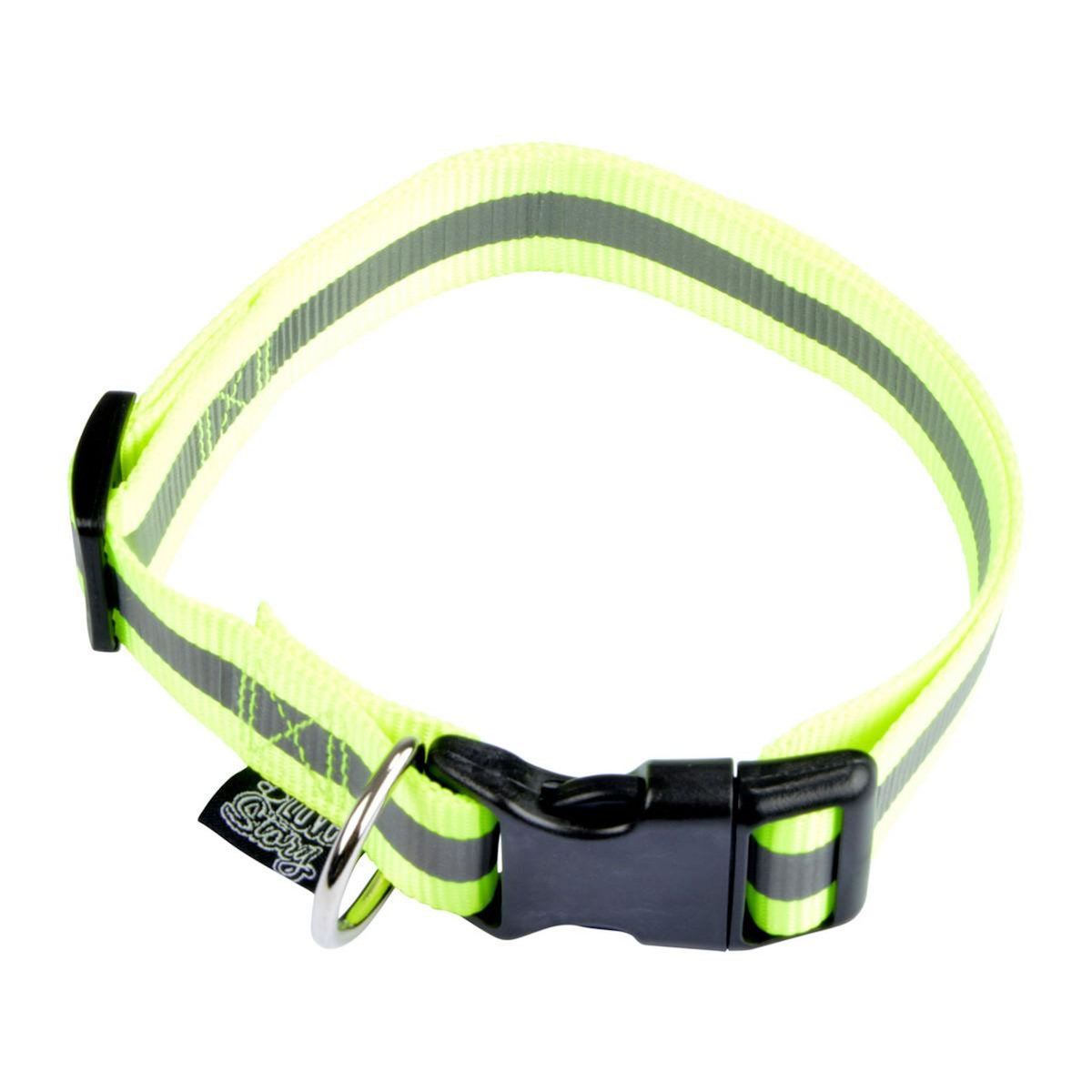 Paris Prix Collier Réglable Chien Réfléchissant  Essentiel  50-70cm Jaune