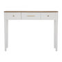 Voir la diapositive 5 : Paris Prix Console en Bois 3 Tiroirs  Matera  107cm Blanc & Naturel