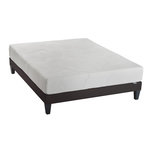 OLYMPE LITERIE OLYMPE LITERIE | Ensemble OSLO | Matelas Mémoire de forme + Sommier Bois. Coloris disponibles : Blanc