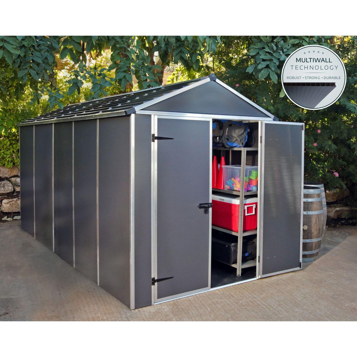 Canopia by PALRAM Abri de jardin résine - 7m² - RUBICON SHED