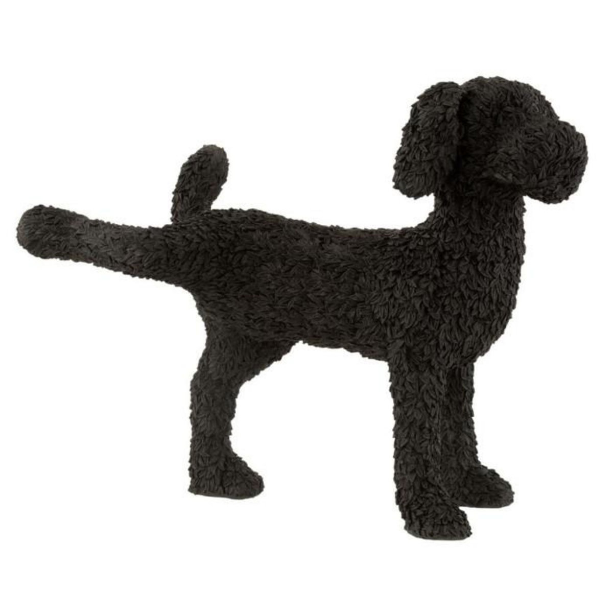 Paris Prix Statuette Chien Déco  Max  58cm Noir