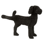 Paris Prix Statuette Chien Déco  Max  58cm Noir