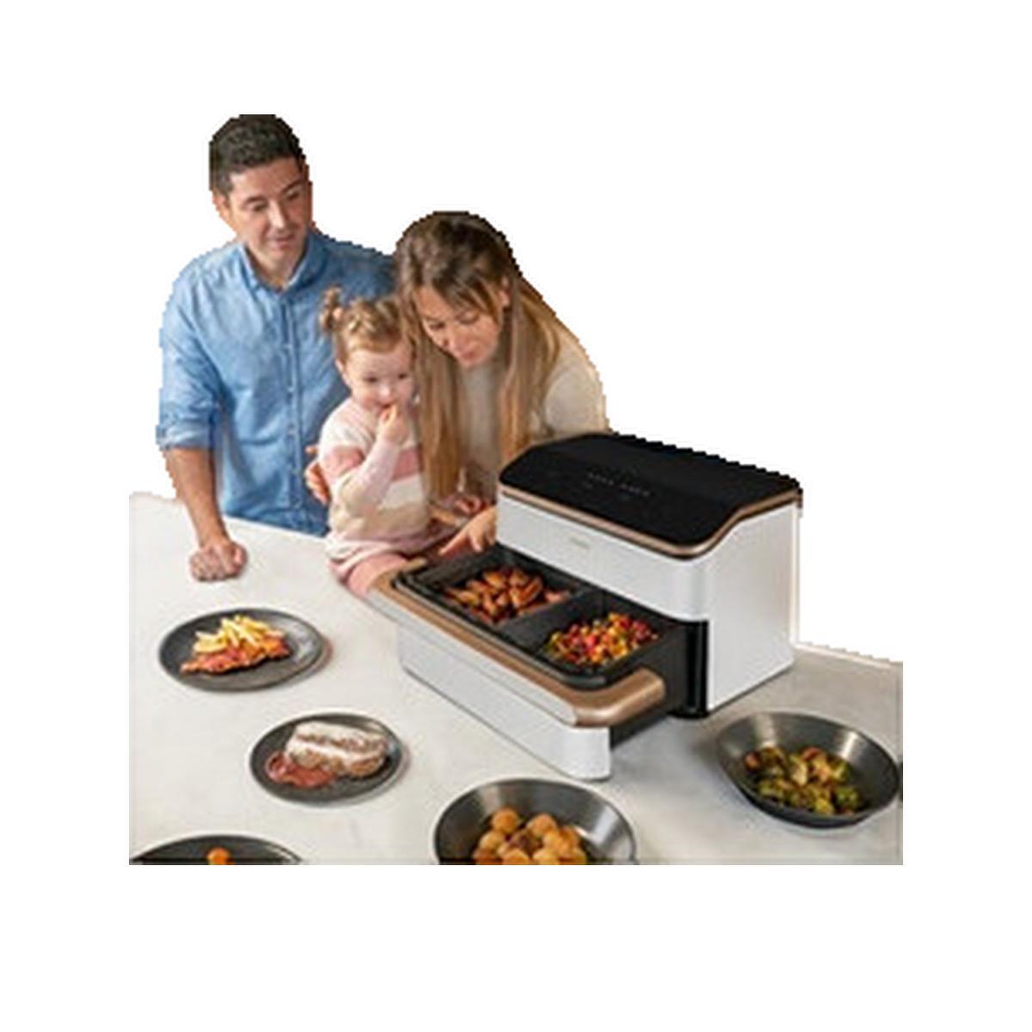 Voir la diapositive 2 : COSORI Friteuse à air Dual Blaze TwinFry 10L 2800W