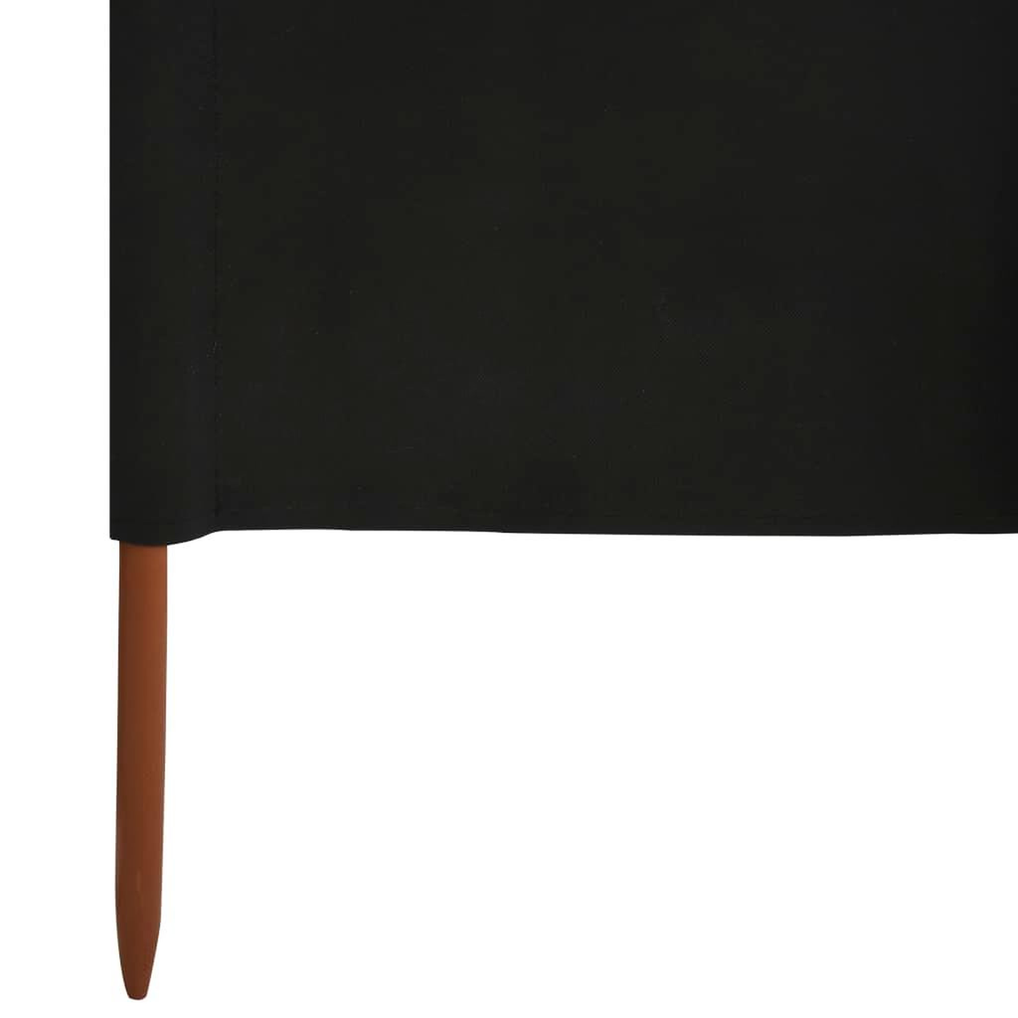 Voir la diapositive 5 : VIDAXL Paravent 9 panneaux Tissu 1200 x 160 cm Noir