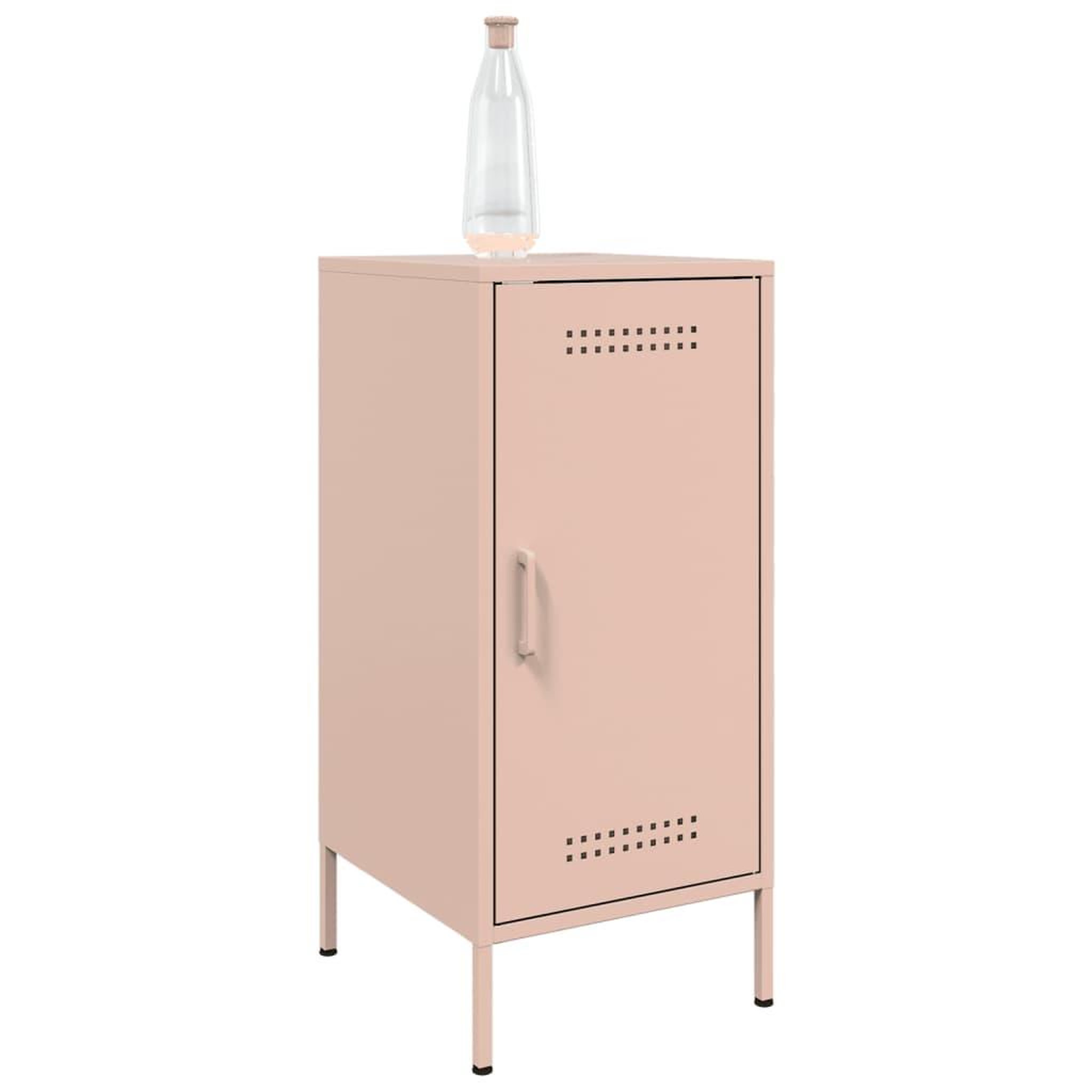 Voir la diapositive 4 : VIDAXL Buffets 2 pcs rose 36x39x79 cm acier