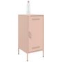 Voir la diapositive 4 : VIDAXL Buffets 2 pcs rose 36x39x79 cm acier