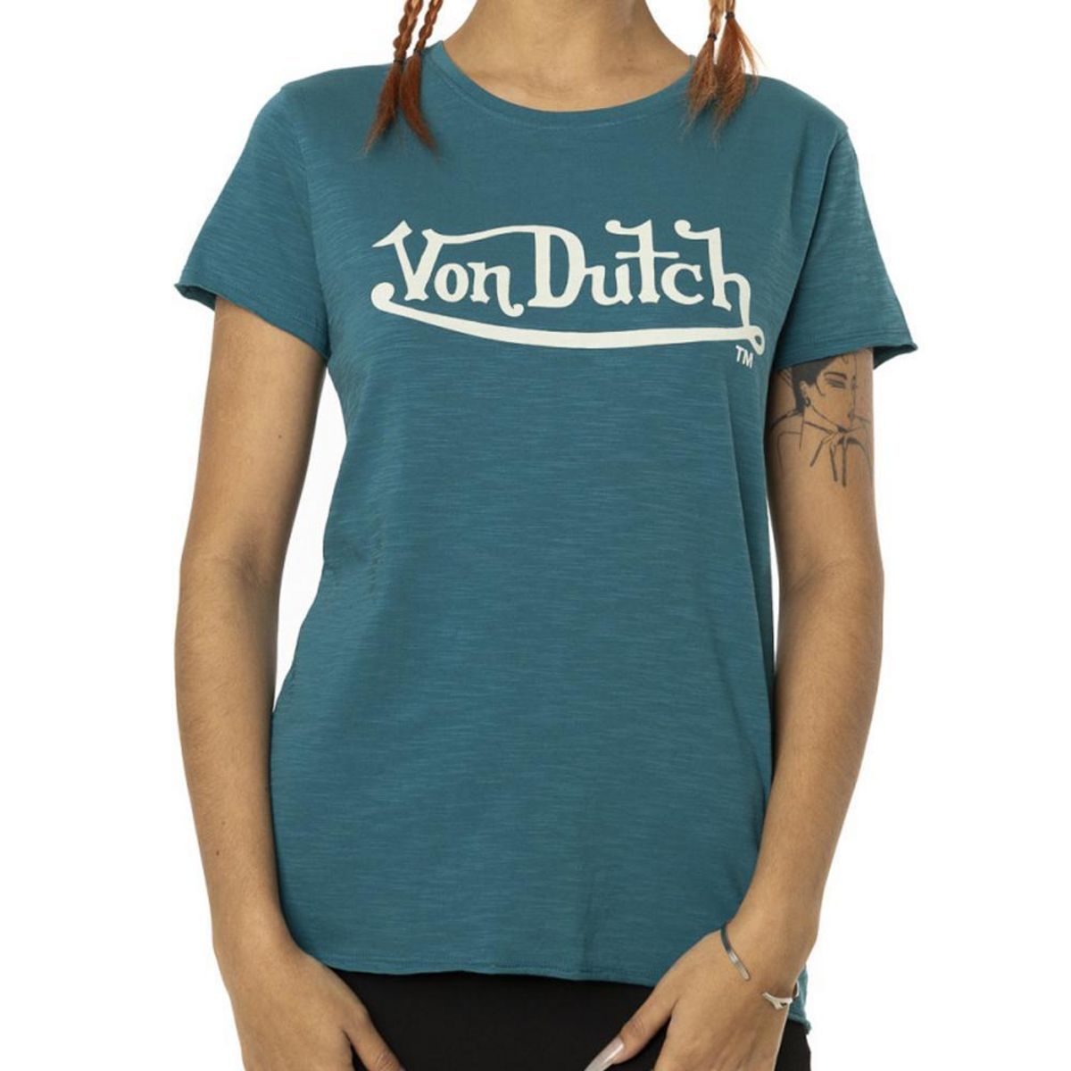 VON DUTCH T shirt  Femme Von Dutch Slub