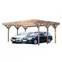 Forest Style Carport bois Bessoncourt / toit plat / 29,50 m²