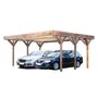 Forest Style Carport bois Bessoncourt / toit plat / 29,50 m²