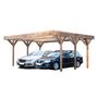 Voir la diapositive 1 : Forest Style Carport bois Bessoncourt / toit plat / 29,50 m²