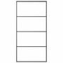 Voir la diapositive 2 : VIDAXL Porte coulissante Verre ESG depoli aluminium 102,5x205 cm Noir
