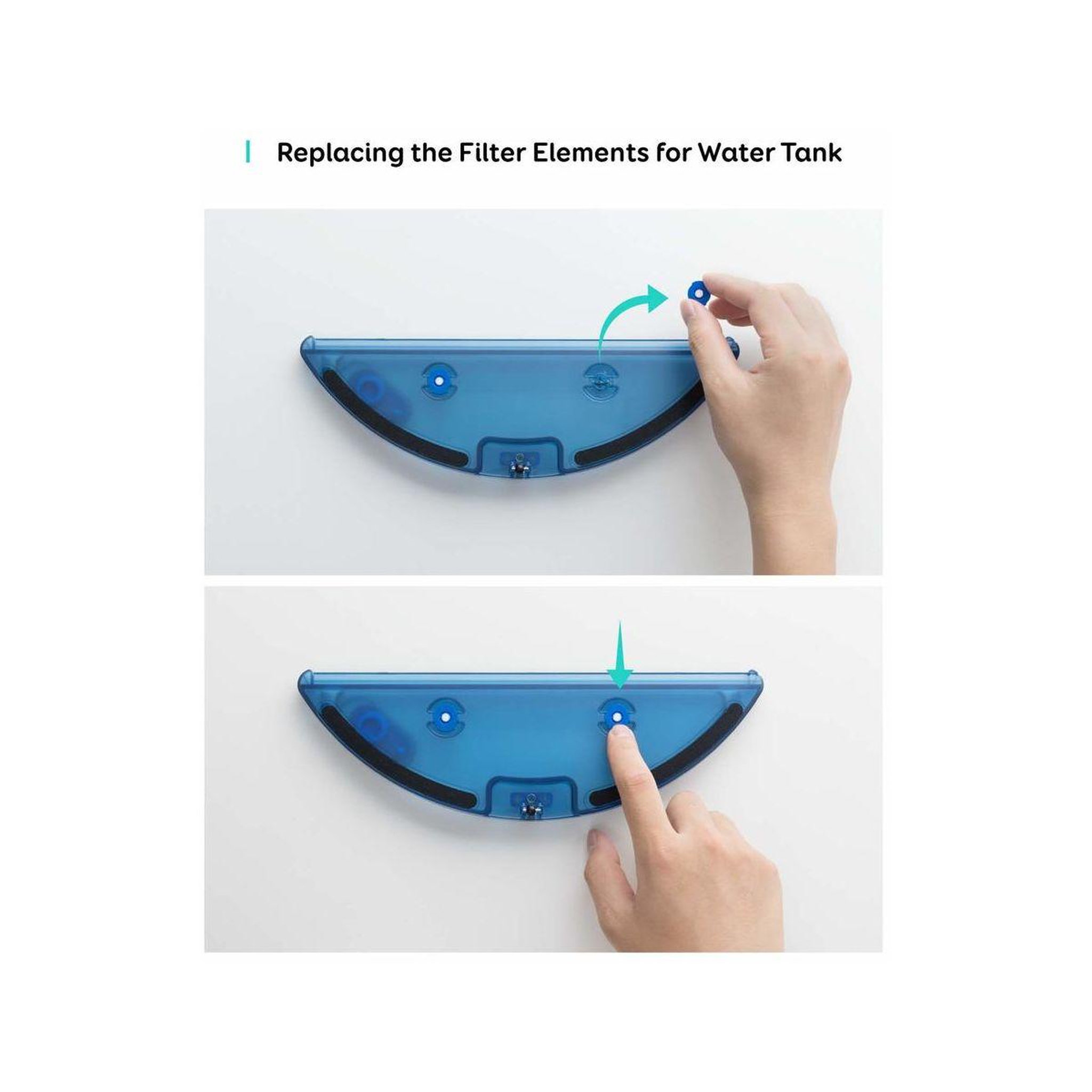 Voir la diapositive 2 : EUFY Filtre réservoir eau humidification x8 robot aspirateur robovac g10