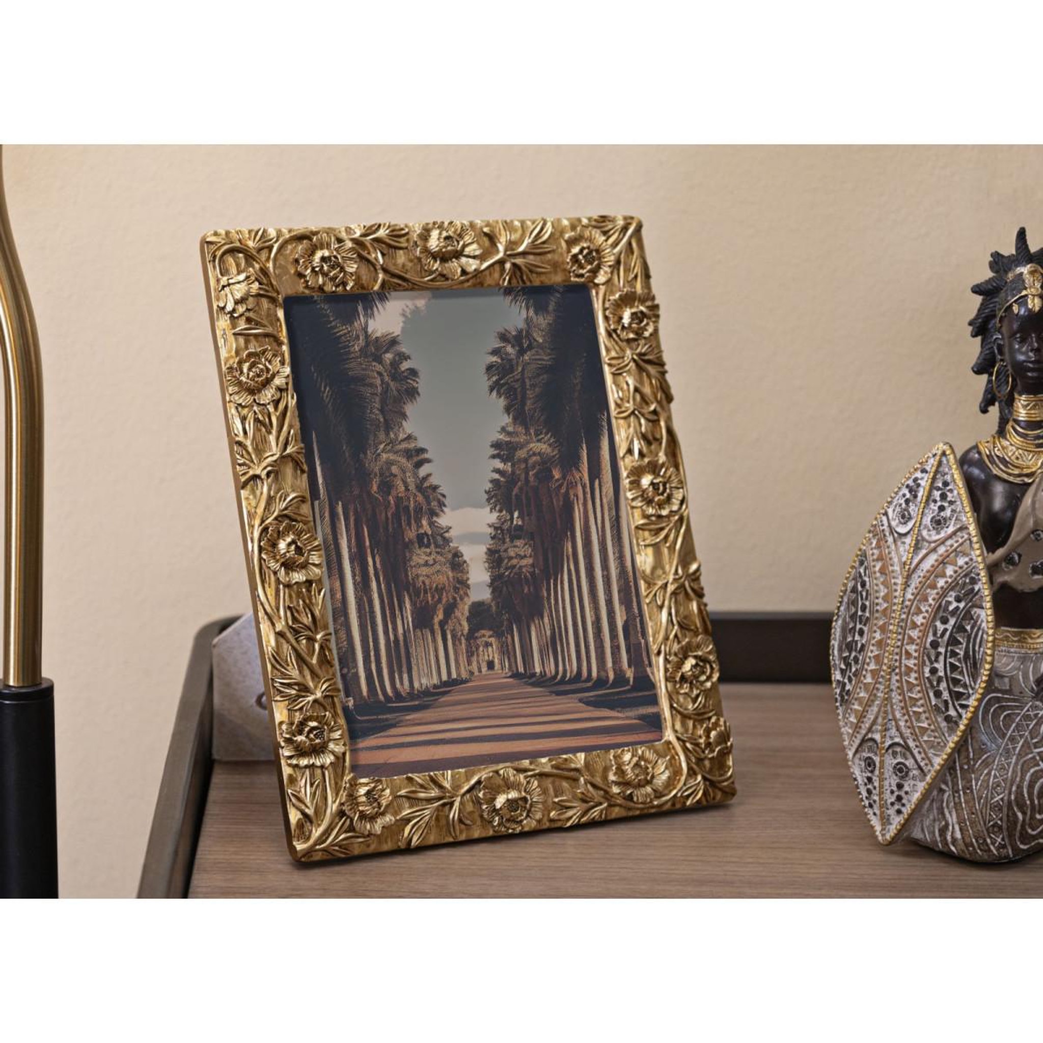 Voir la diapositive 5 : Paris Prix Cadre Photo Déco  Poppy  15x20cm Or