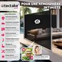 Voir la diapositive 2 : tectake Paravent rétractable double et extensible avec enrouleur