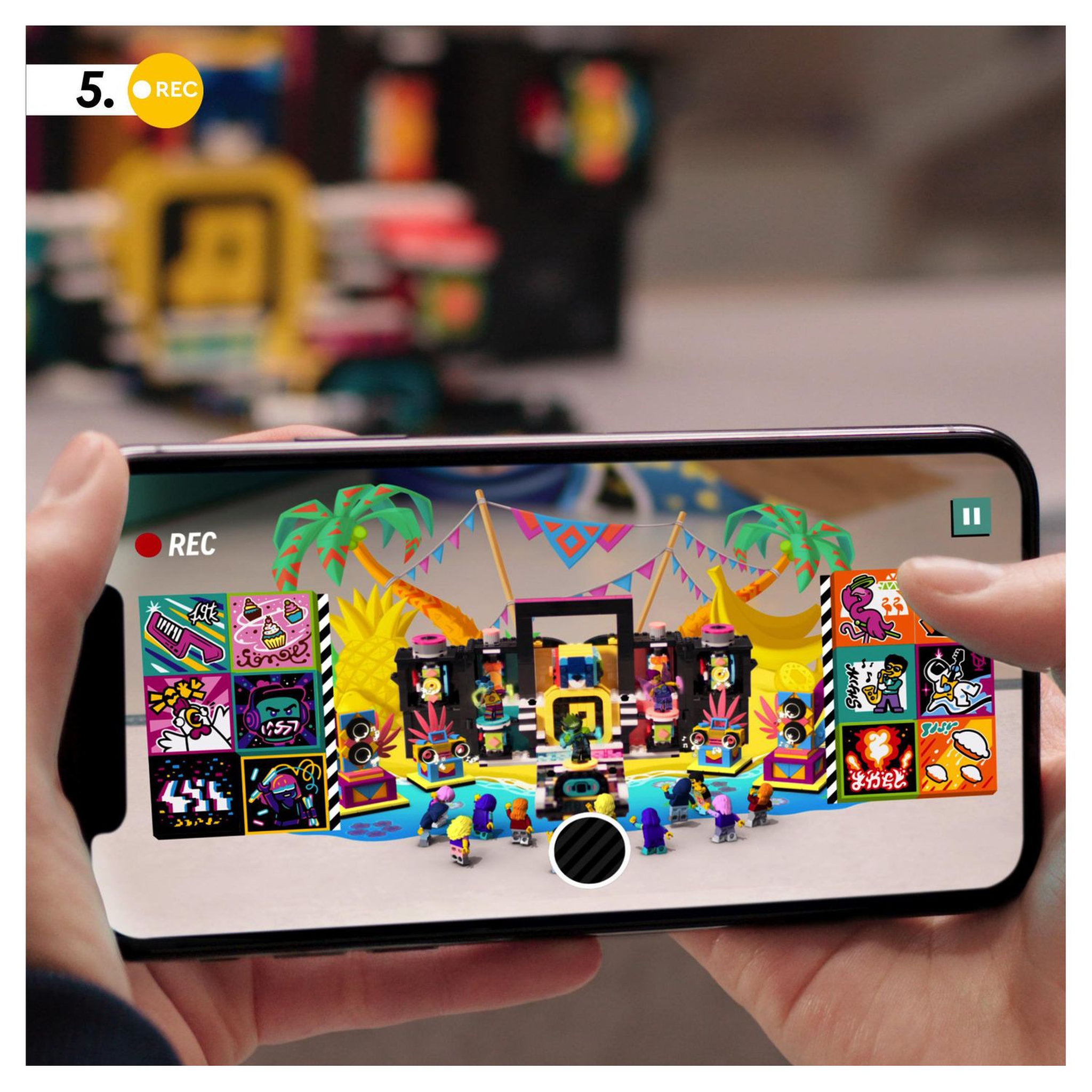 Voir la diapositive 5 : LEGO VIDIYO 43115 - The Boombox BeatBox Music Video Maker dès 9 ans