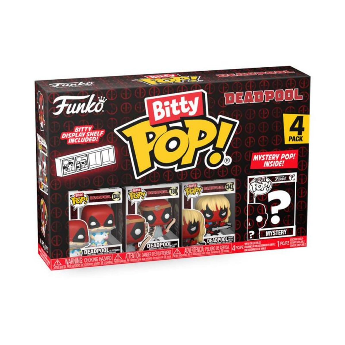 Funko Figurine Funko Bitty Pop Deadpool Sleepover 4PK