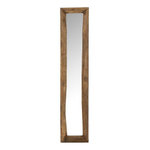 Paris Prix Miroir à Poser Déco en Bois  Slim  120cm Marron