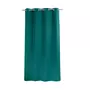 TOILINUX Rideau occultant Basic à 8 œillets - Longueur 240 cm x Largeur 140 cm - Vert émeraude