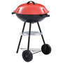 Voir la diapositive 1 : VIDAXL Barbecue portable XXL au charbon avec roues 44 cm