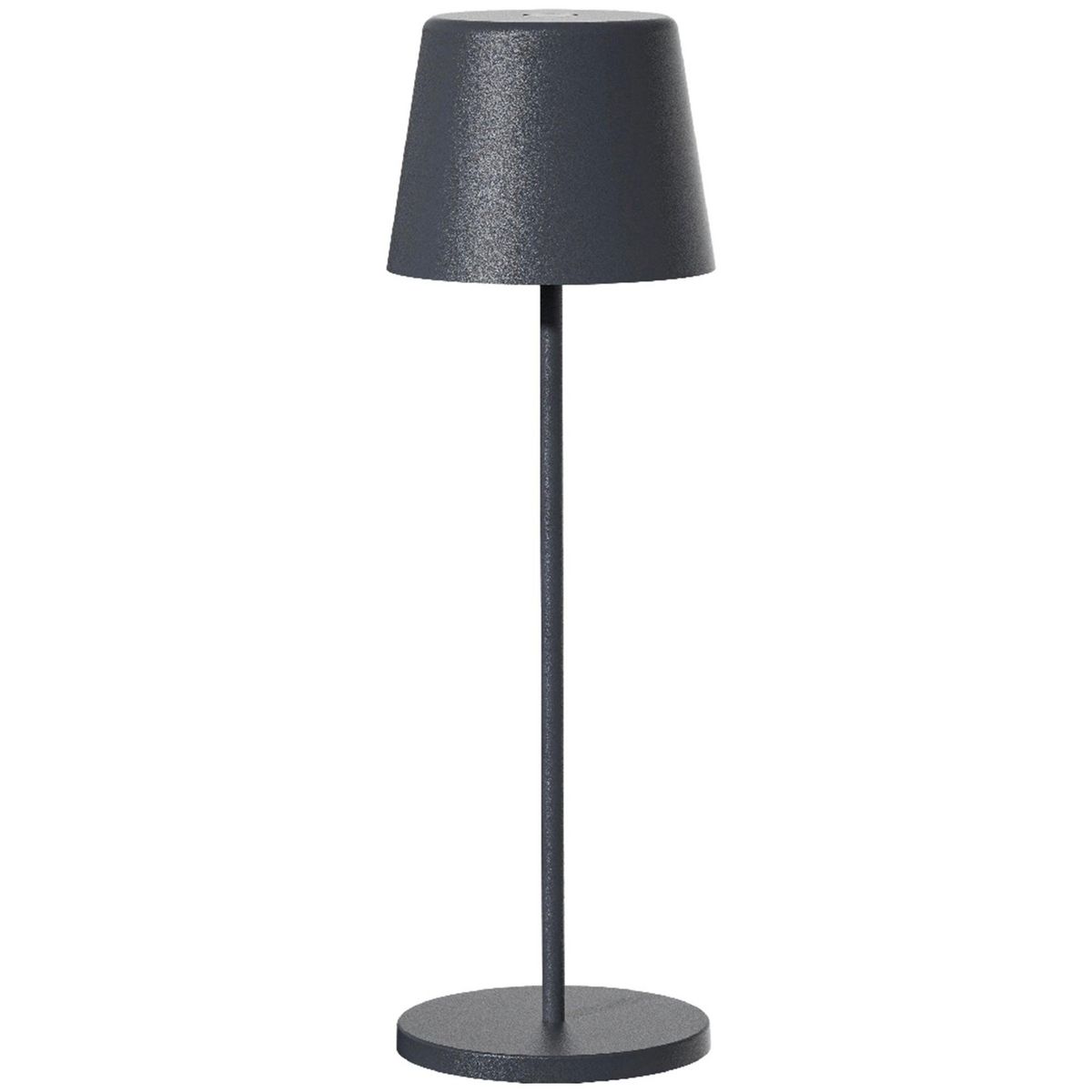 Lumisky Lampe de table sans fil LED KELLY Gris Metal H38CM