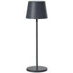 Lumisky Lampe de table sans fil LED KELLY Gris Metal H38CM