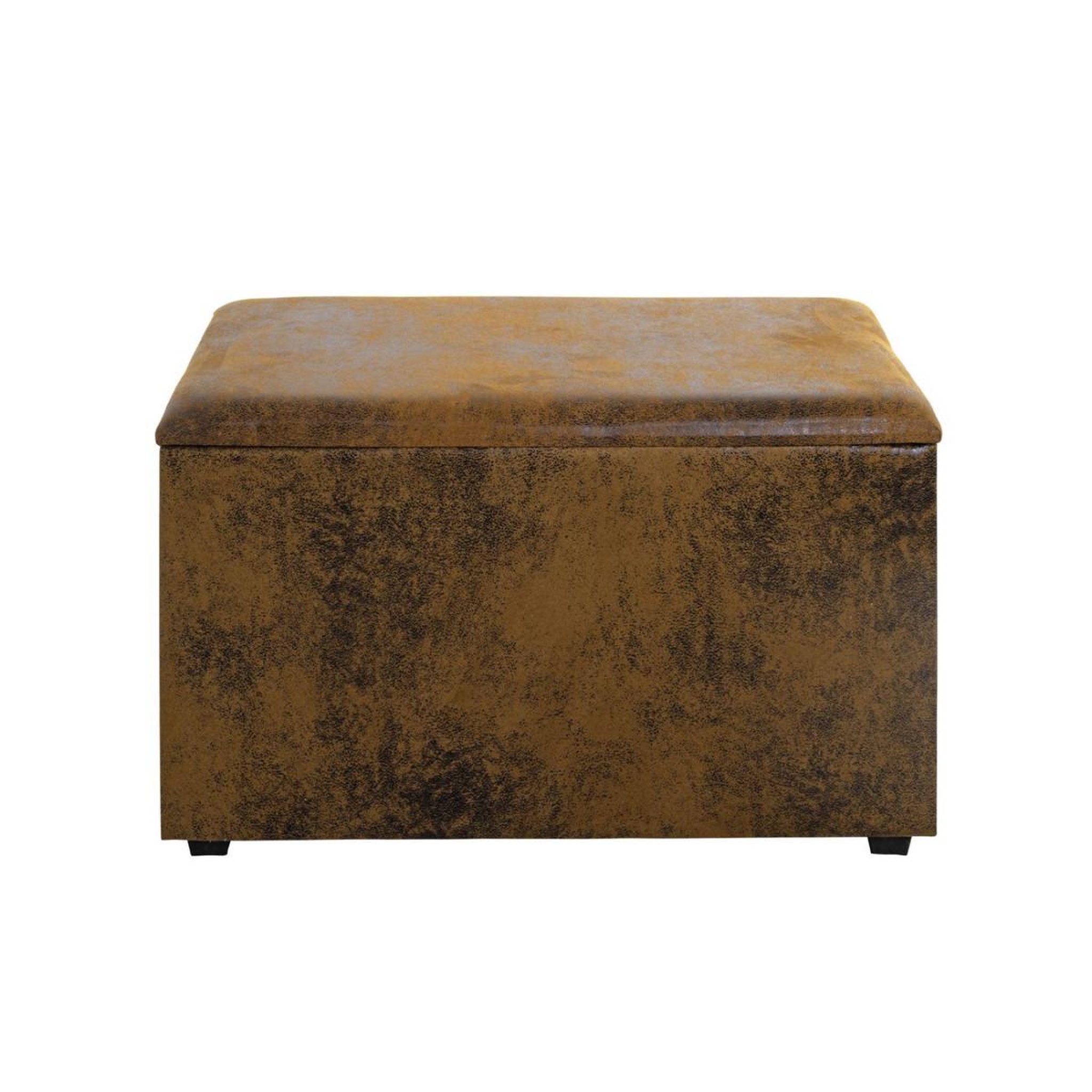 Voir la diapositive 2 : Paris Prix Coffre de Rangement Vintage  Topic  65cm Marron