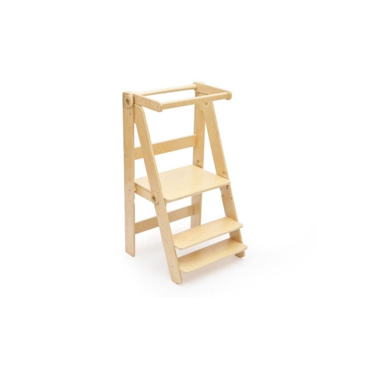 ELINELI Tour pliante 92 cm Moon bois naturel