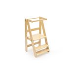 ELINELI Tour pliante 92 cm Moon bois naturel