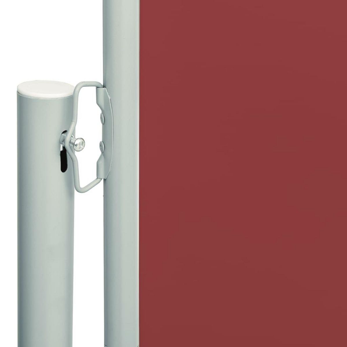 VIDAXL Auvent lateral retractable de patio 200x600 cm Rouge