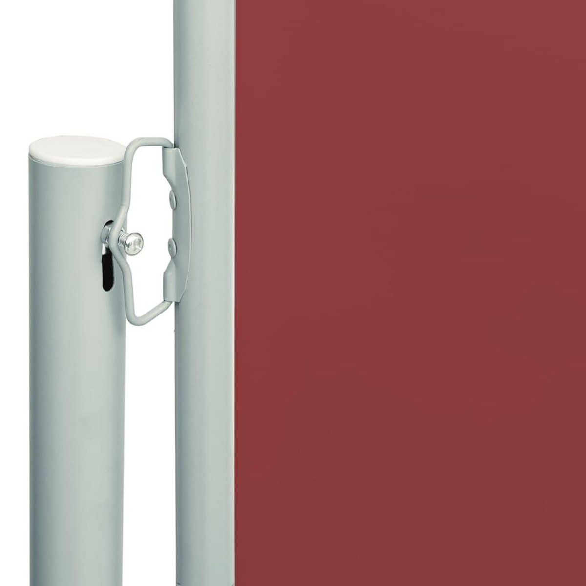 VIDAXL Auvent lateral retractable de patio 200x600 cm Rouge