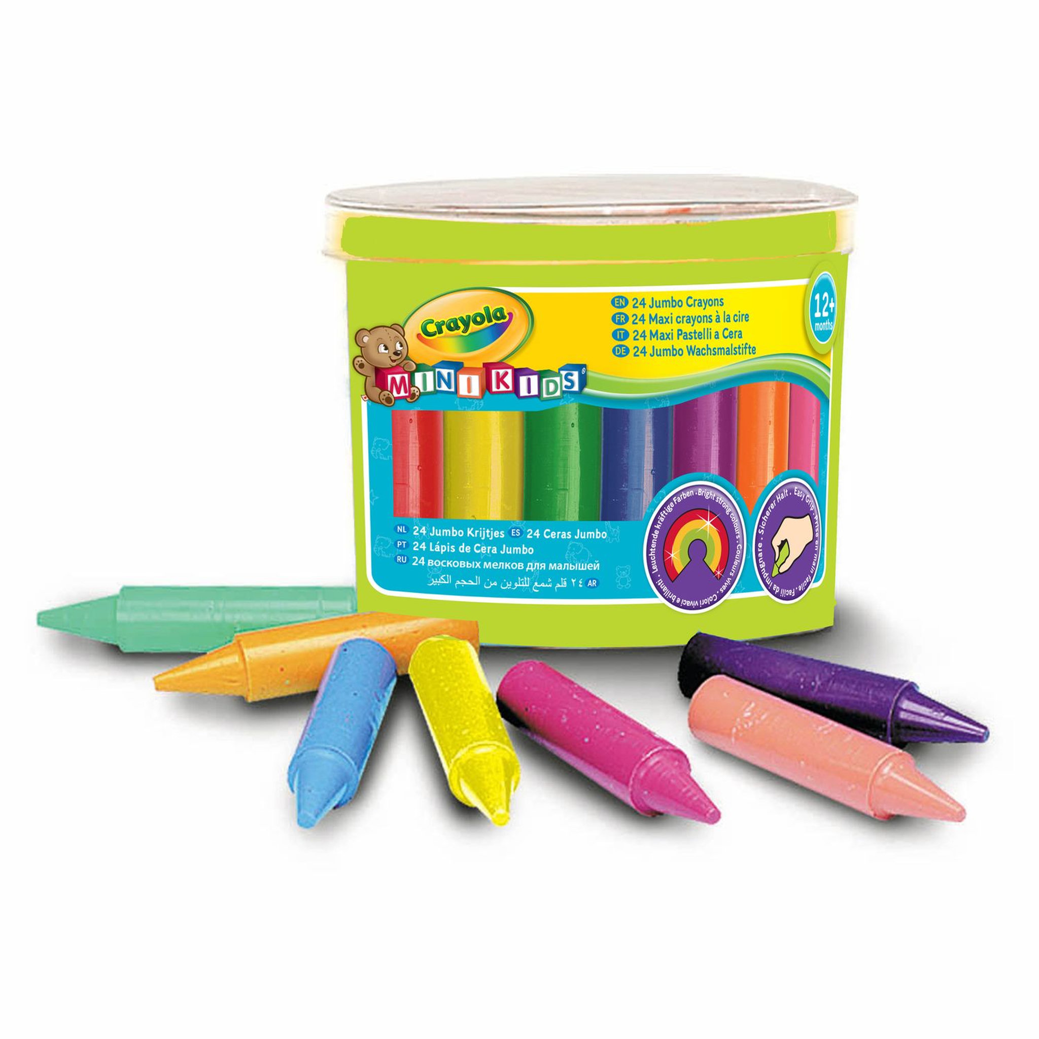 GOLIATH 24 Maxi crayons à la cire