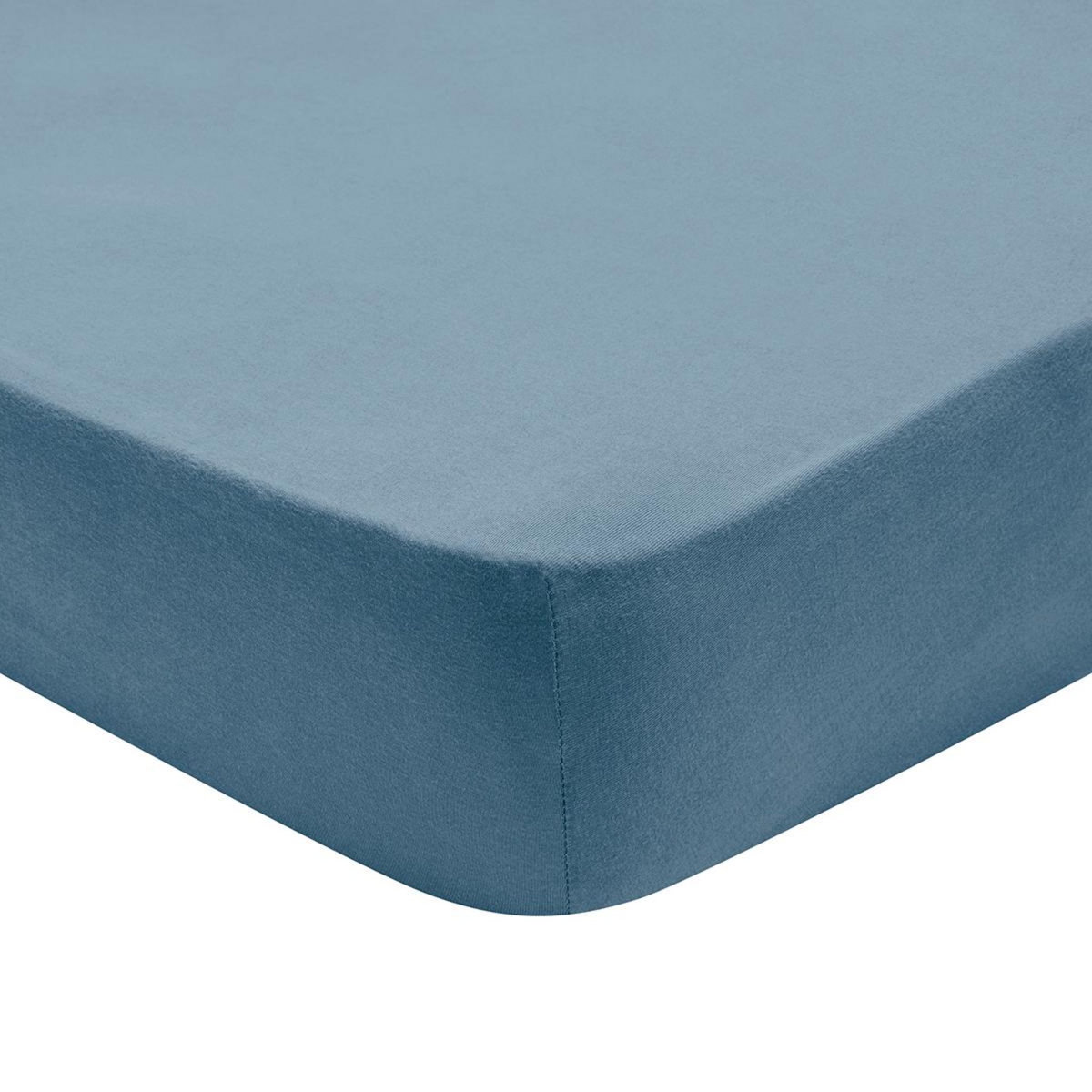 DODO Drap Housse Confort Jersey Coloris Denim