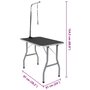 Voir la diapositive 6 : VIDAXL Table de Toilettage Ajustable pour Chiens Chats 1 Potence