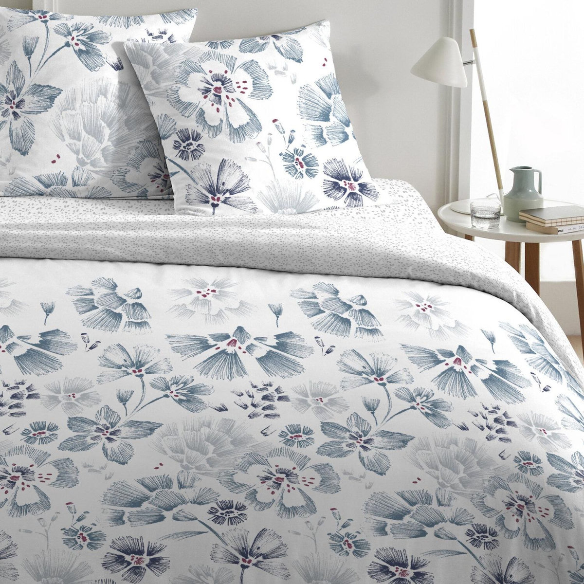 Home collection Parure housse de couette 100% coton 57 fils ambre