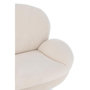 Voir la diapositive 6 : Paris Prix Fauteuil Relax & Repose-Pieds  Frosted  88cm Crème