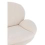 Voir la diapositive 6 : Paris Prix Fauteuil Relax & Repose-Pieds  Frosted  88cm Crème