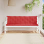 Voir la diapositive 1 : VIDAXL Coussins de banc jardin lot de 2 rouge 180x50x7 cm tissu Oxford