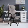 Voir la diapositive 1 : VIDAXL Fauteuil inclinable de bureau Taupe Tissu