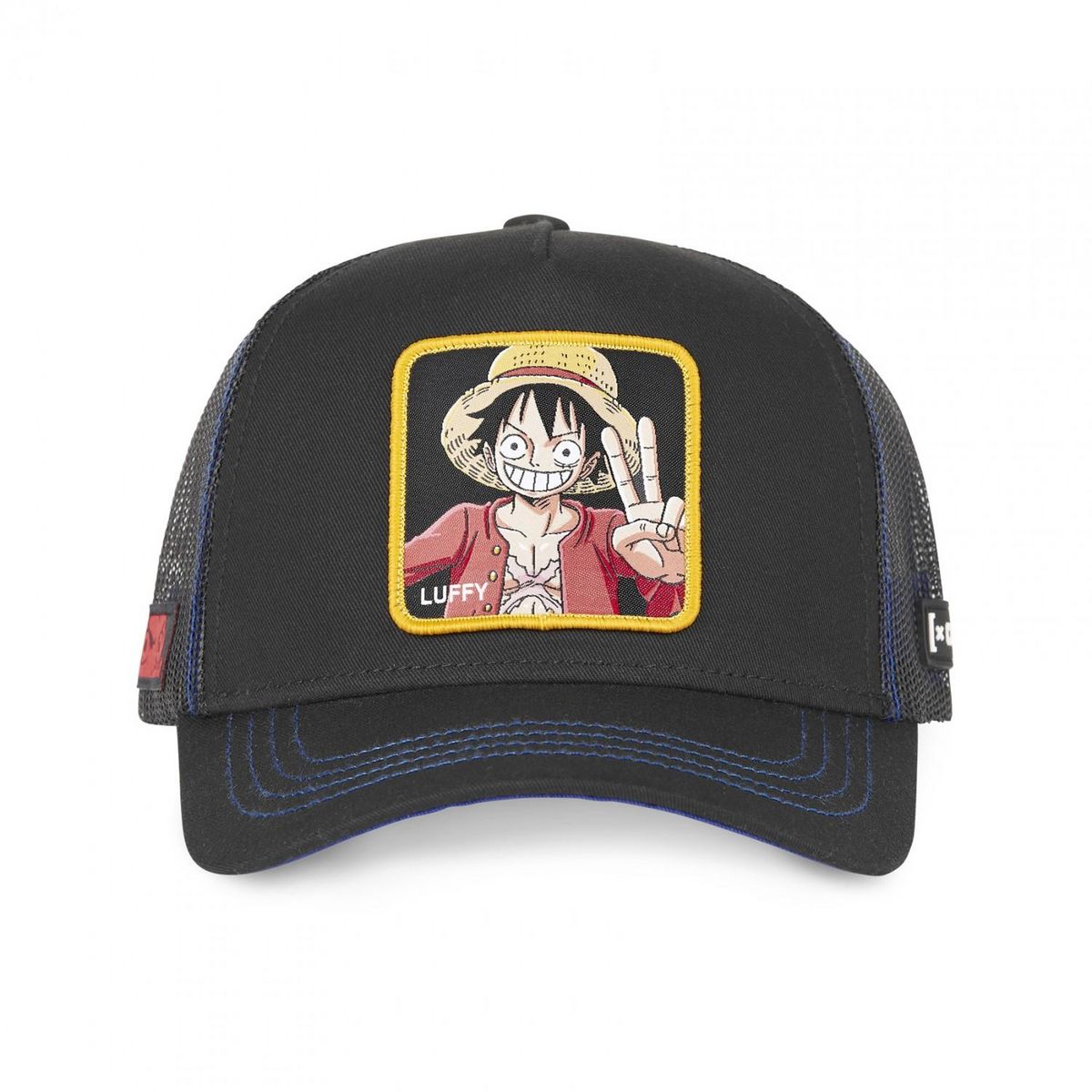 CAPSLAB Casquette trucker avec filet One Piece Luffy