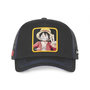 Voir la diapositive 2 : CAPSLAB Casquette trucker avec filet One Piece Luffy